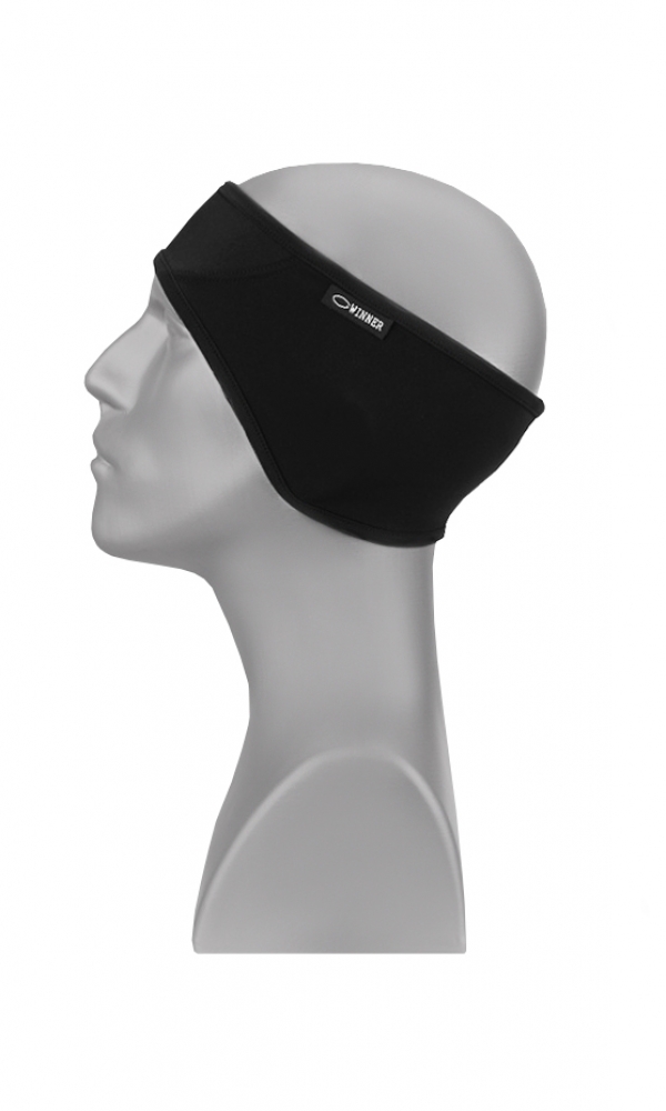 HEADBAND WITH MEMBRANE IN FRONT Serie A THERMOline black